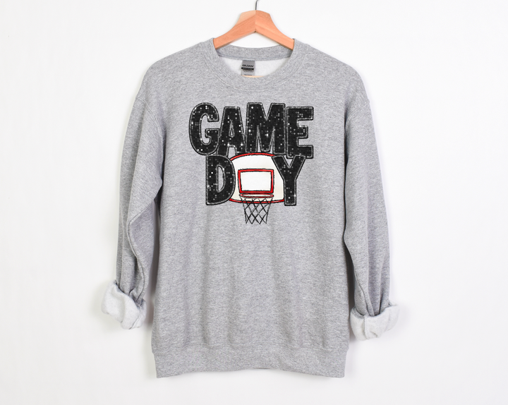 Game Day Faux Glitter DTF Print