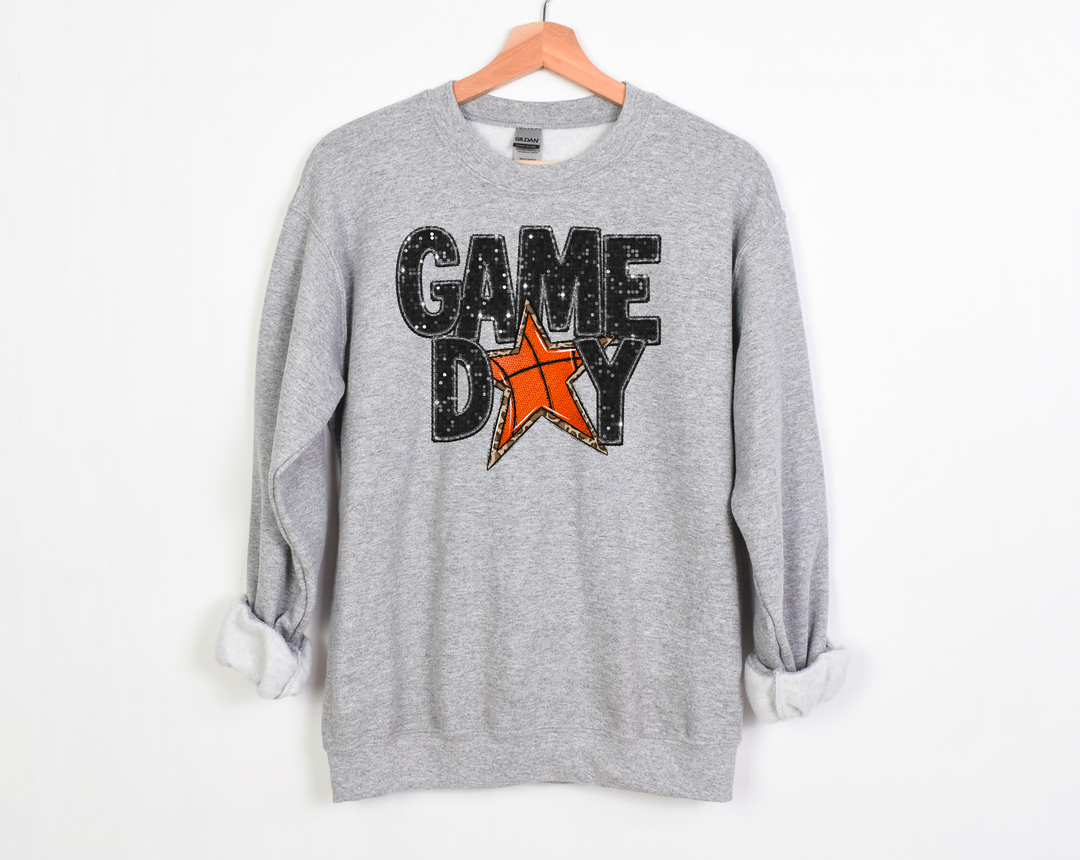 Game Day Faux Glitter DTF Print