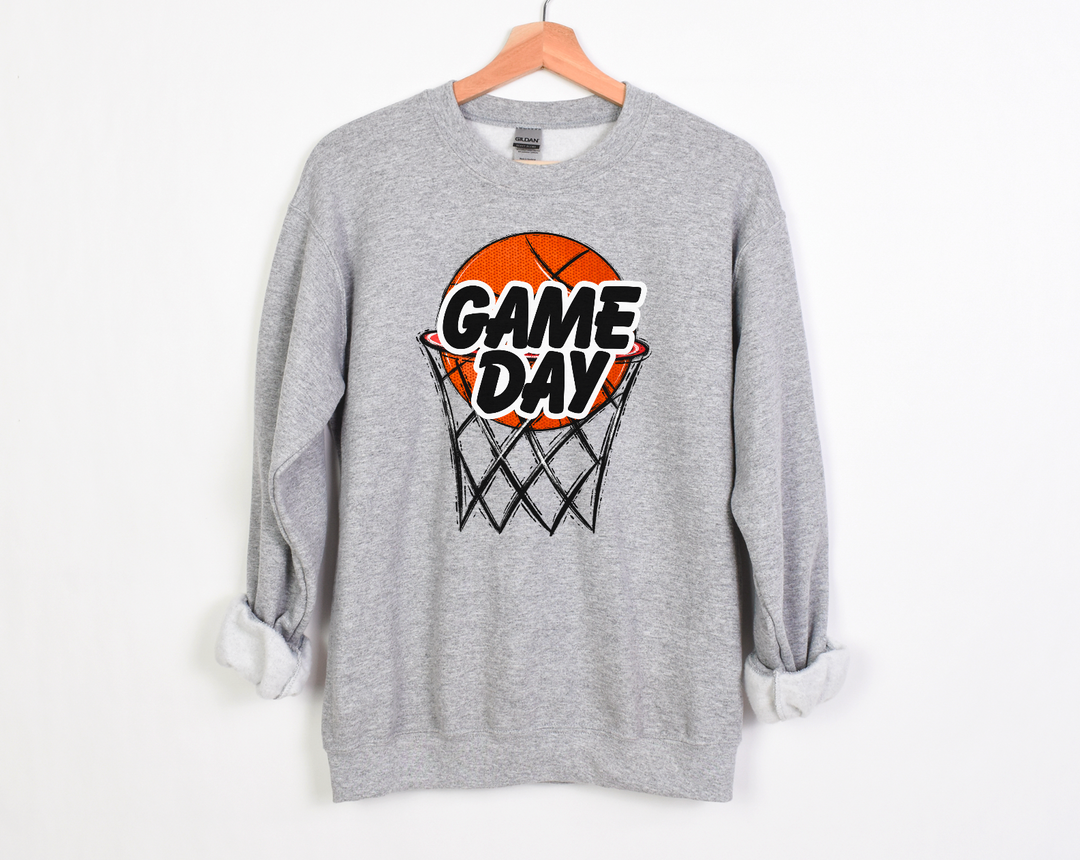 Game Day Basketball in Goal DTF Print