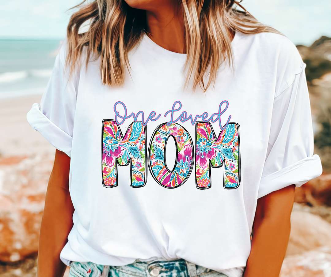 One Loved Mom DTF Print