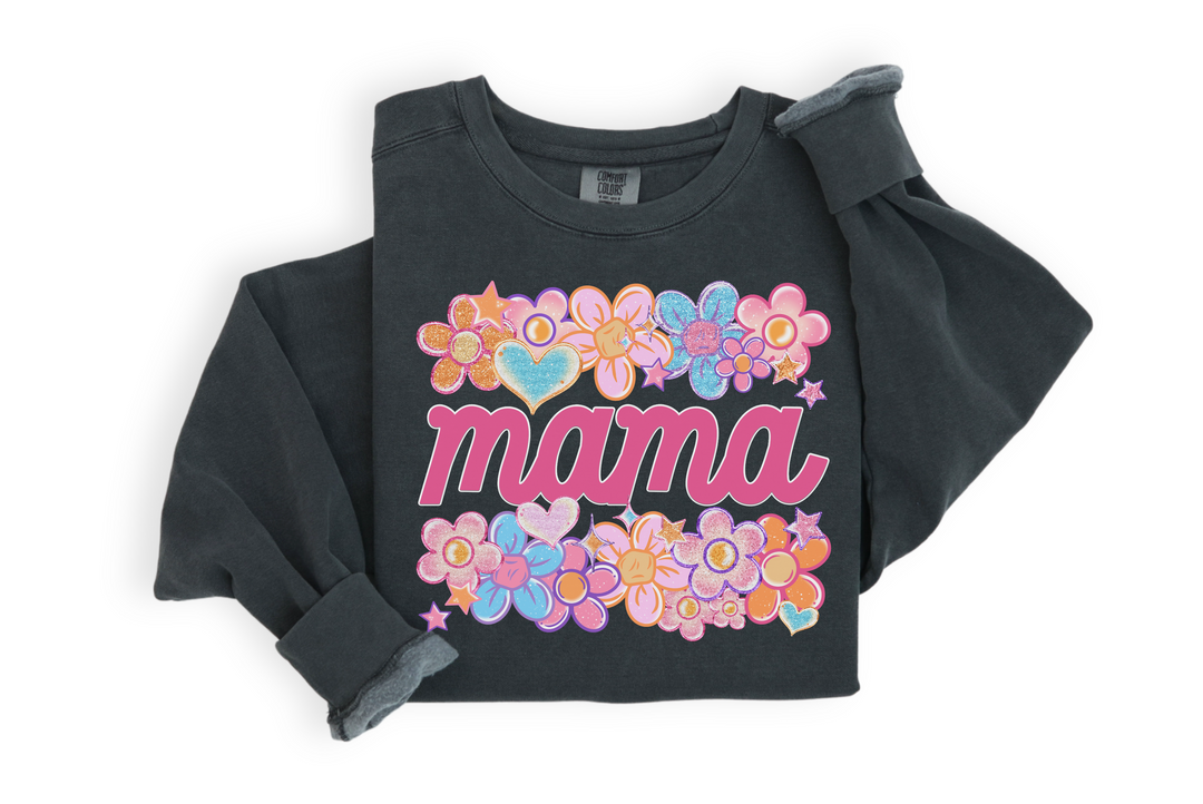 Floral Heart Family Names DTF Print