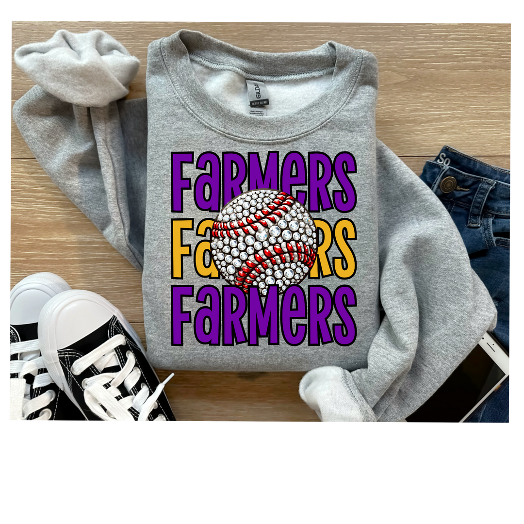 Farmers Baseball DTF Print