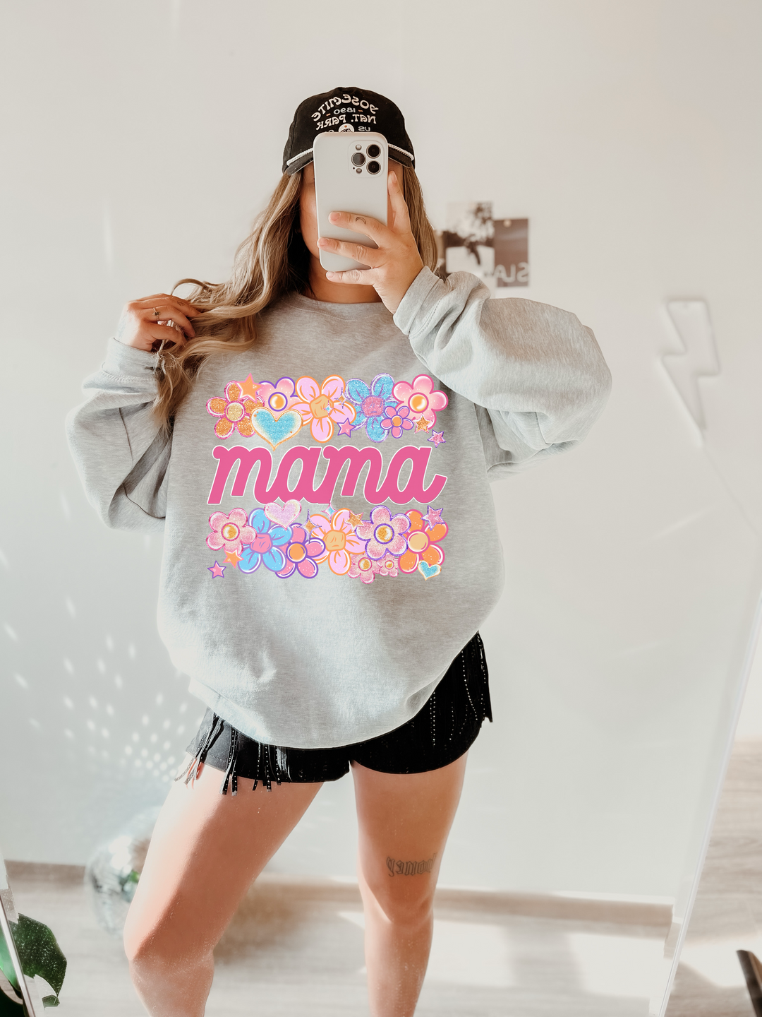 Floral Heart Family Names DTF Print