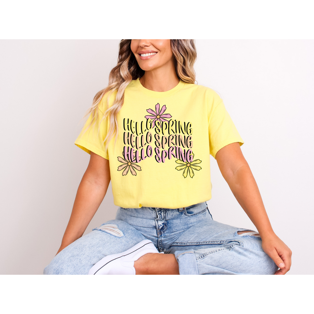 Hello Spring DTF Print