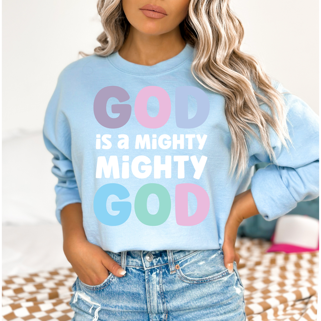 God Is A Mighty Mighty God DTF Print