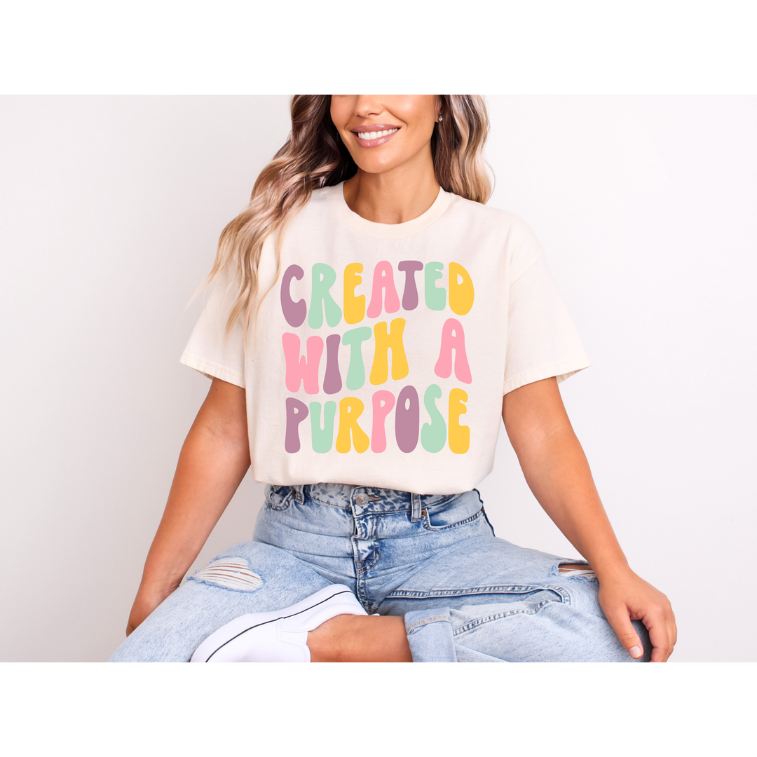 Created With A Purpose DTF Print