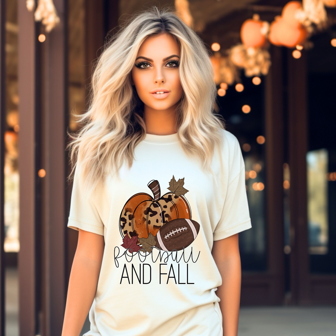 Football And Fall DTF Print