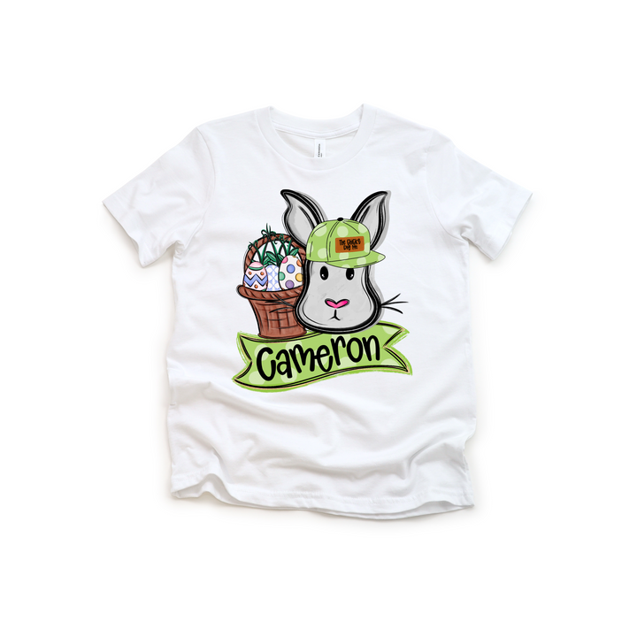 Easter Bunny Name Plate Custom DTF Print