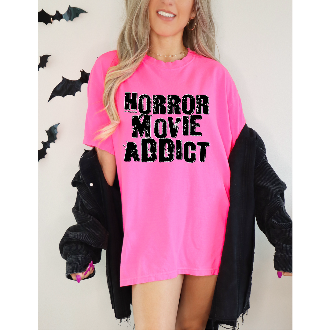 Horror Movie Addict DTF Print