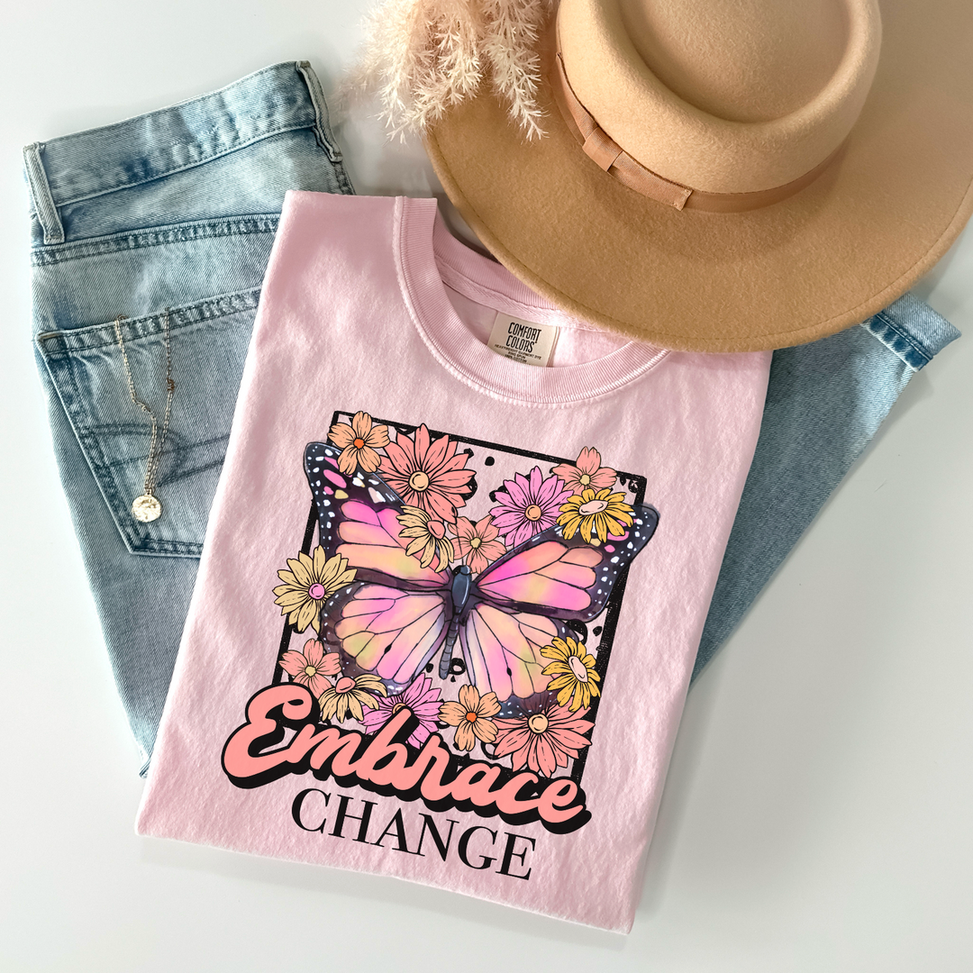 Embrace Change Butterfly DTF Print