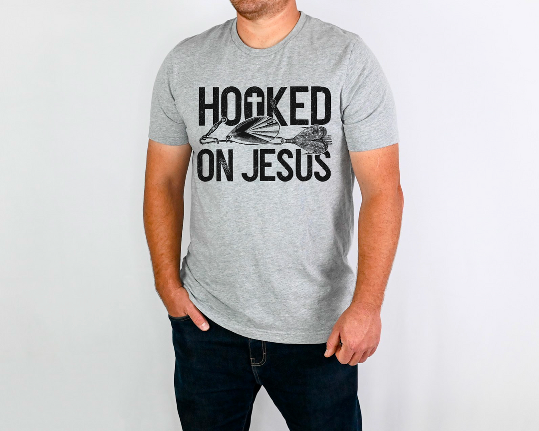 Hooked on Jesus DTF Print