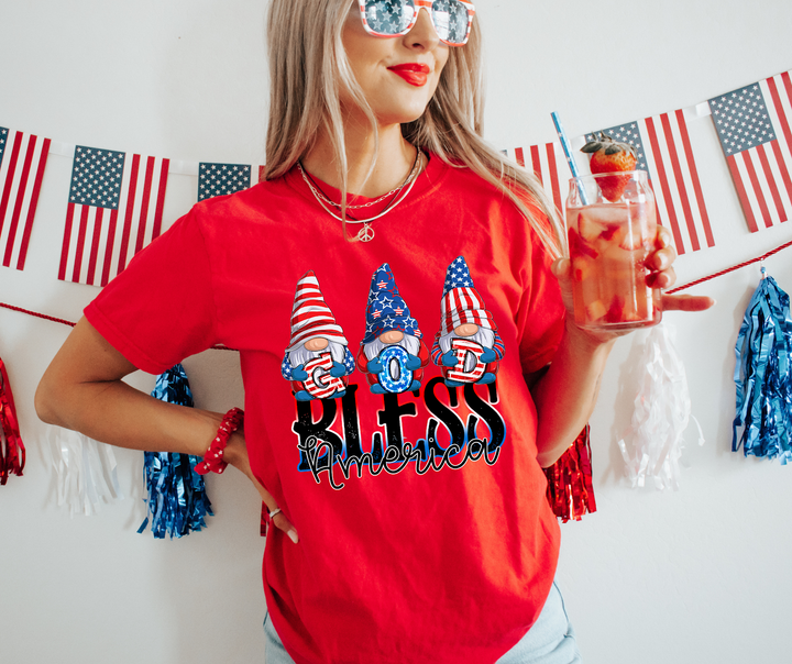 God Bless America DTF Print