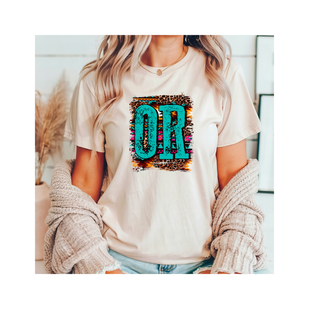 Country Cute Distressed States DTF Print