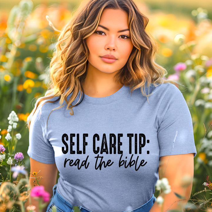 Self Care Tip Read The Bible DTF Print