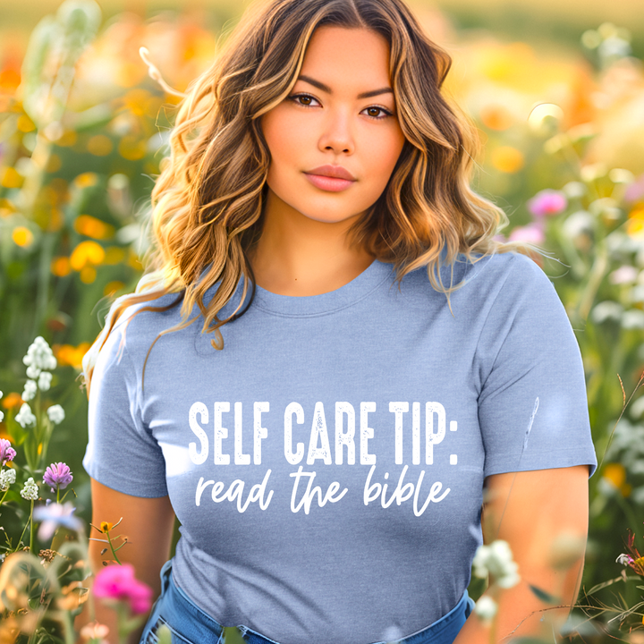 Self Care Tip Read The Bible DTF Print