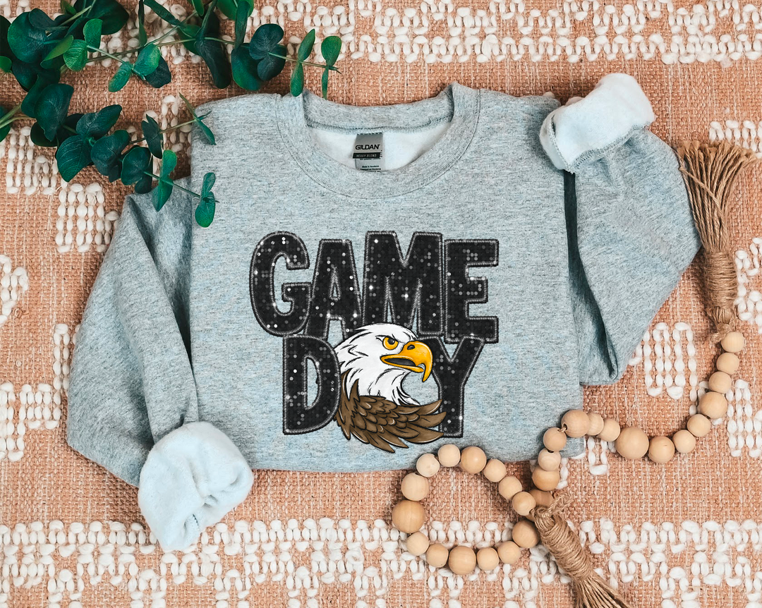 Game Day Mascots Faux Glitter DTF Print