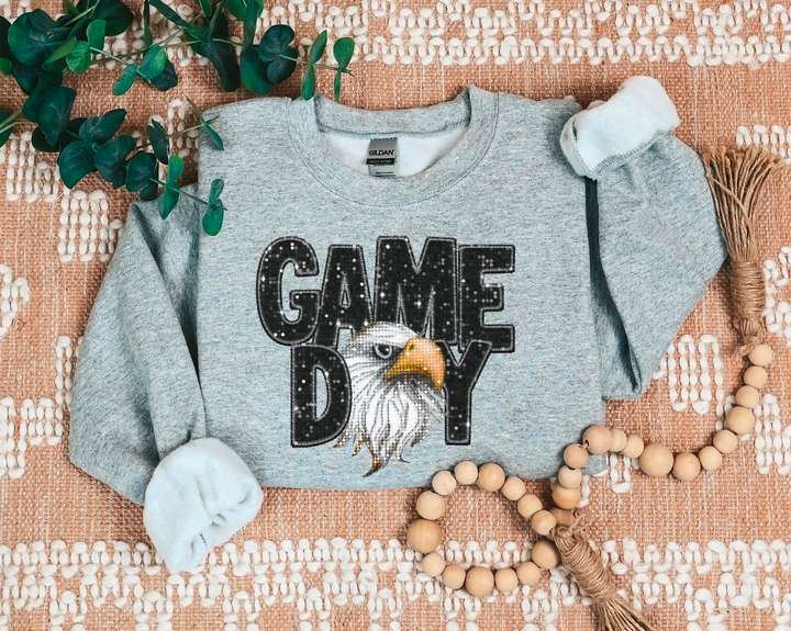 Game Day Mascots Faux Glitter DTF Print