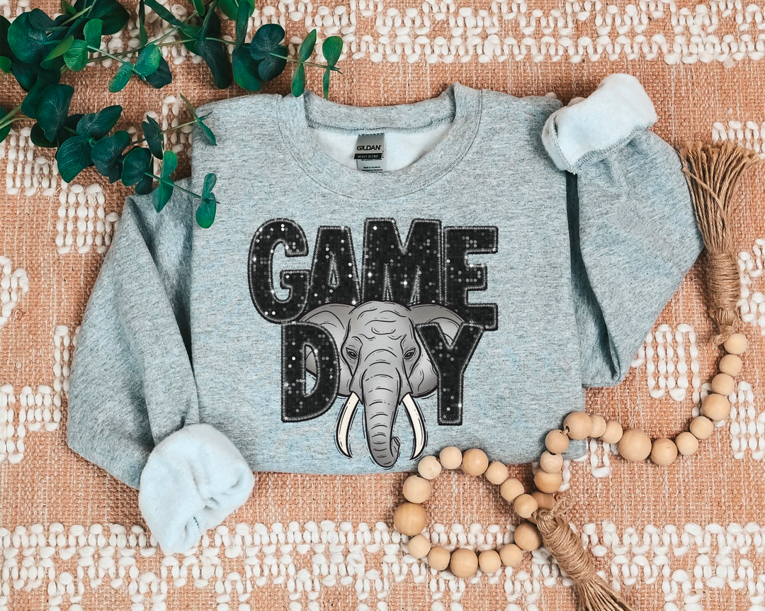 Game Day Mascots Faux Glitter DTF Print