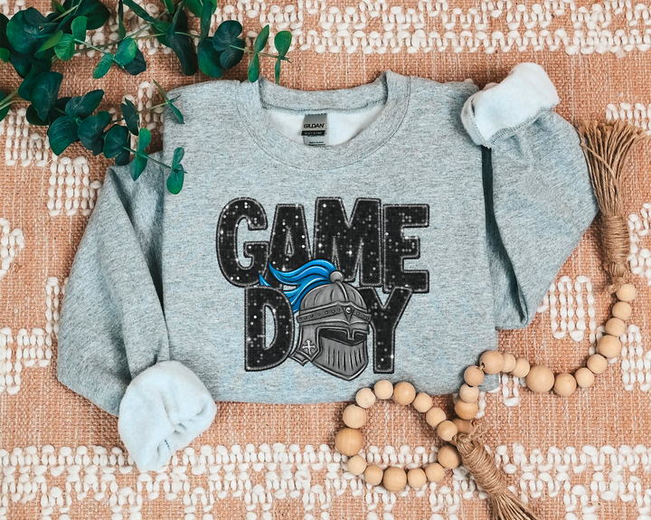 Game Day Mascots Faux Glitter DTF Print