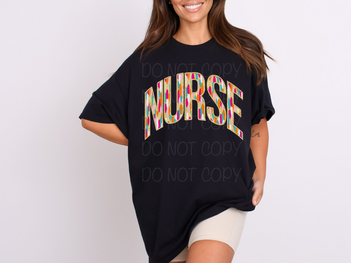 Bright Brush Words DTF Print