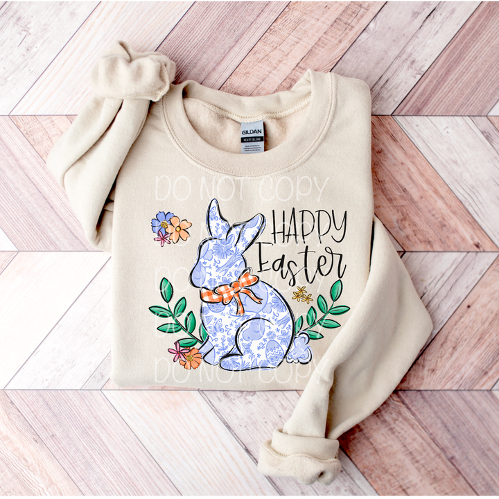 Happy Easter Bunny DTF Print