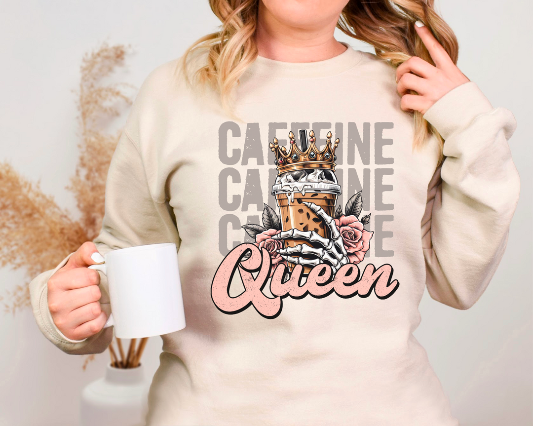 Caffeine Queen DTF Print