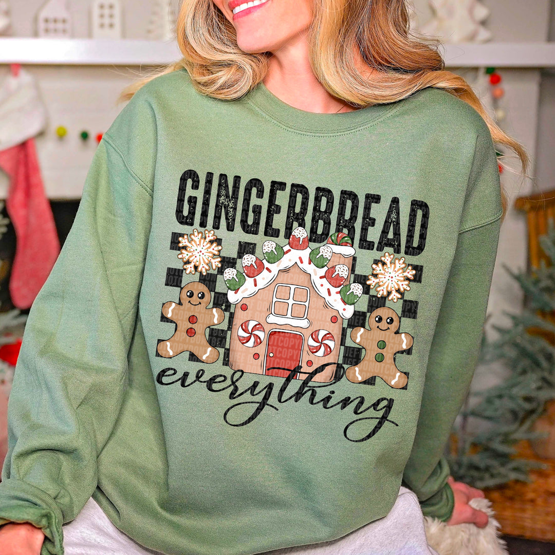 Gingerbread Everything DTF Print