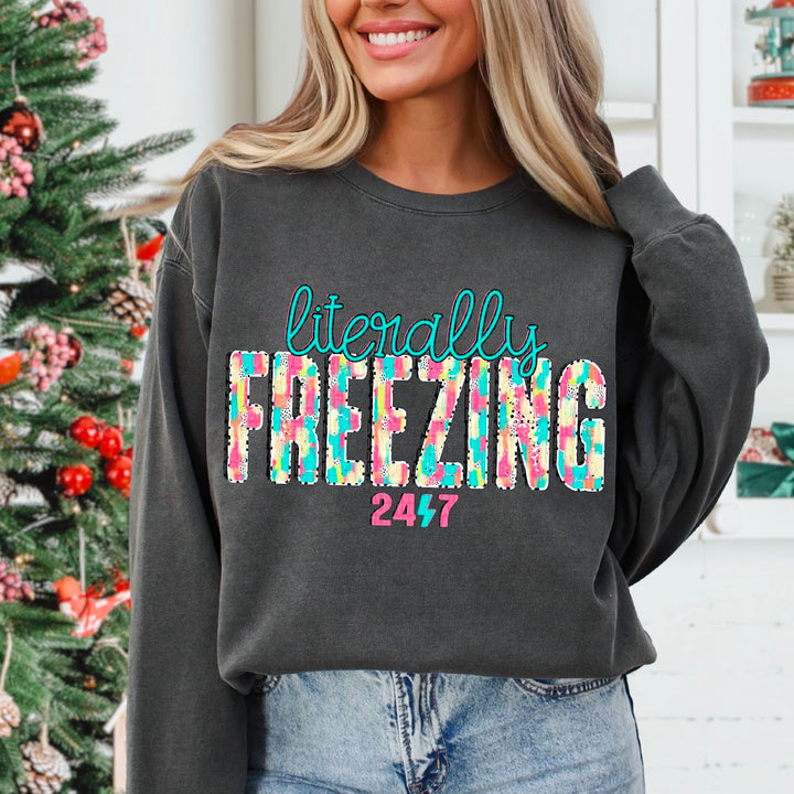 Literally Freezing 24/7 DTF Print