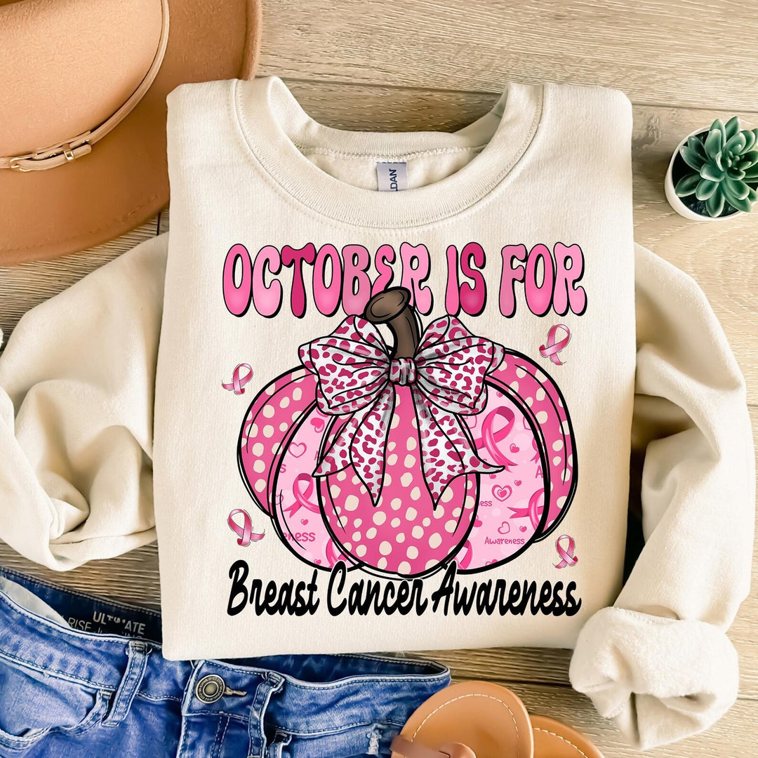 October Is For Breast Cancer Awareness DTF Print