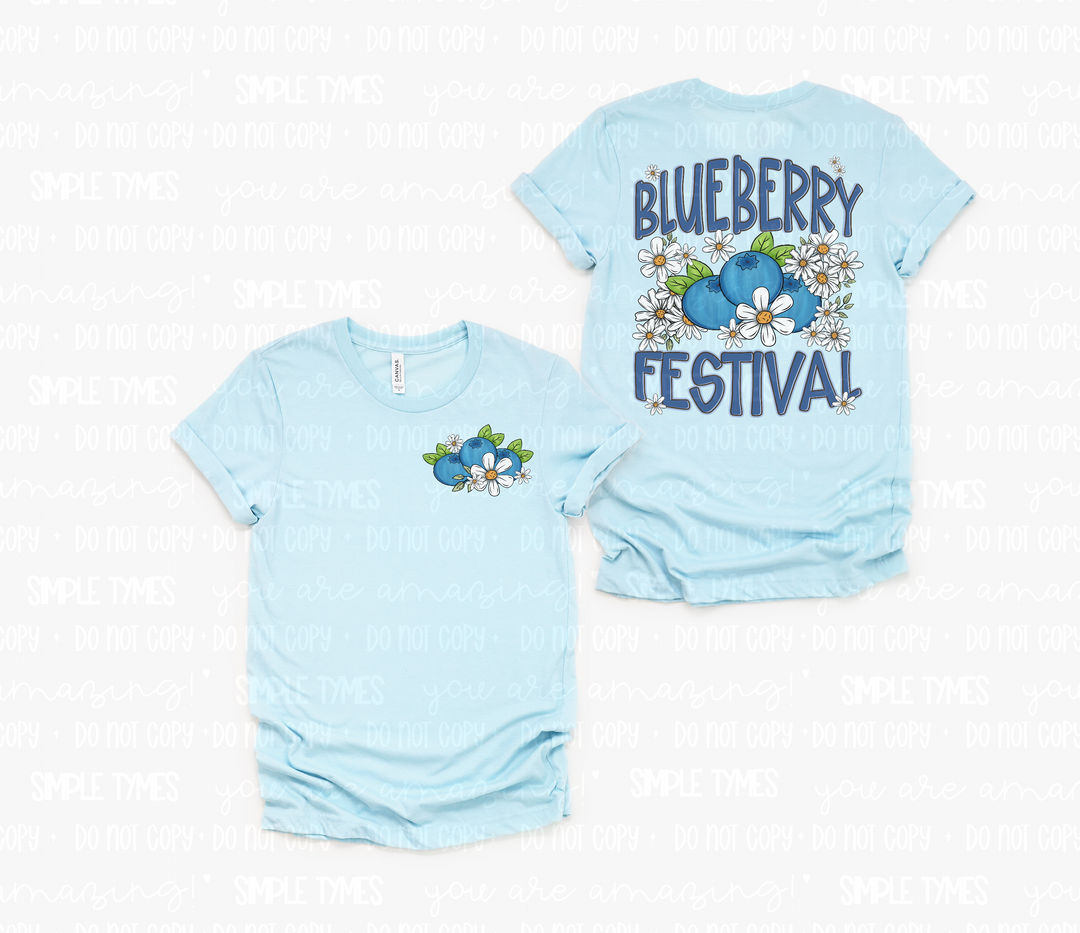 Blueberry Festival DTF Print