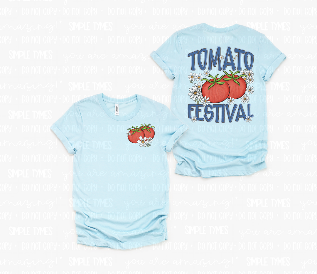 Tomato Festival DTF Print