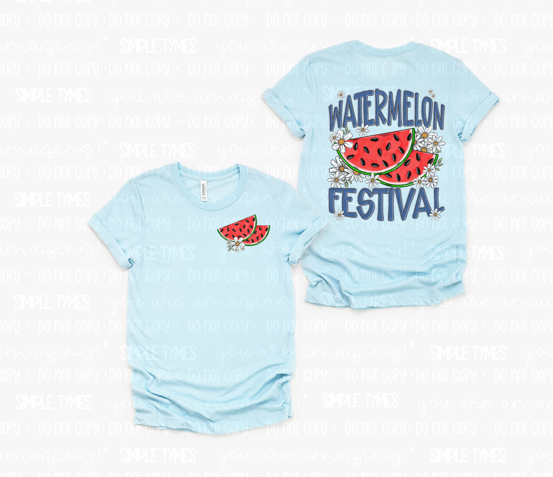 Watermelon Festival DTF Print