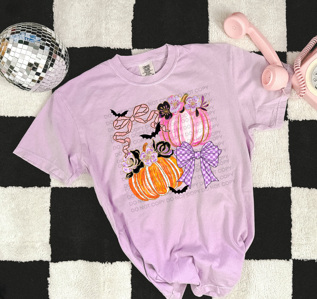 Preppy Pumpkin DTF Print