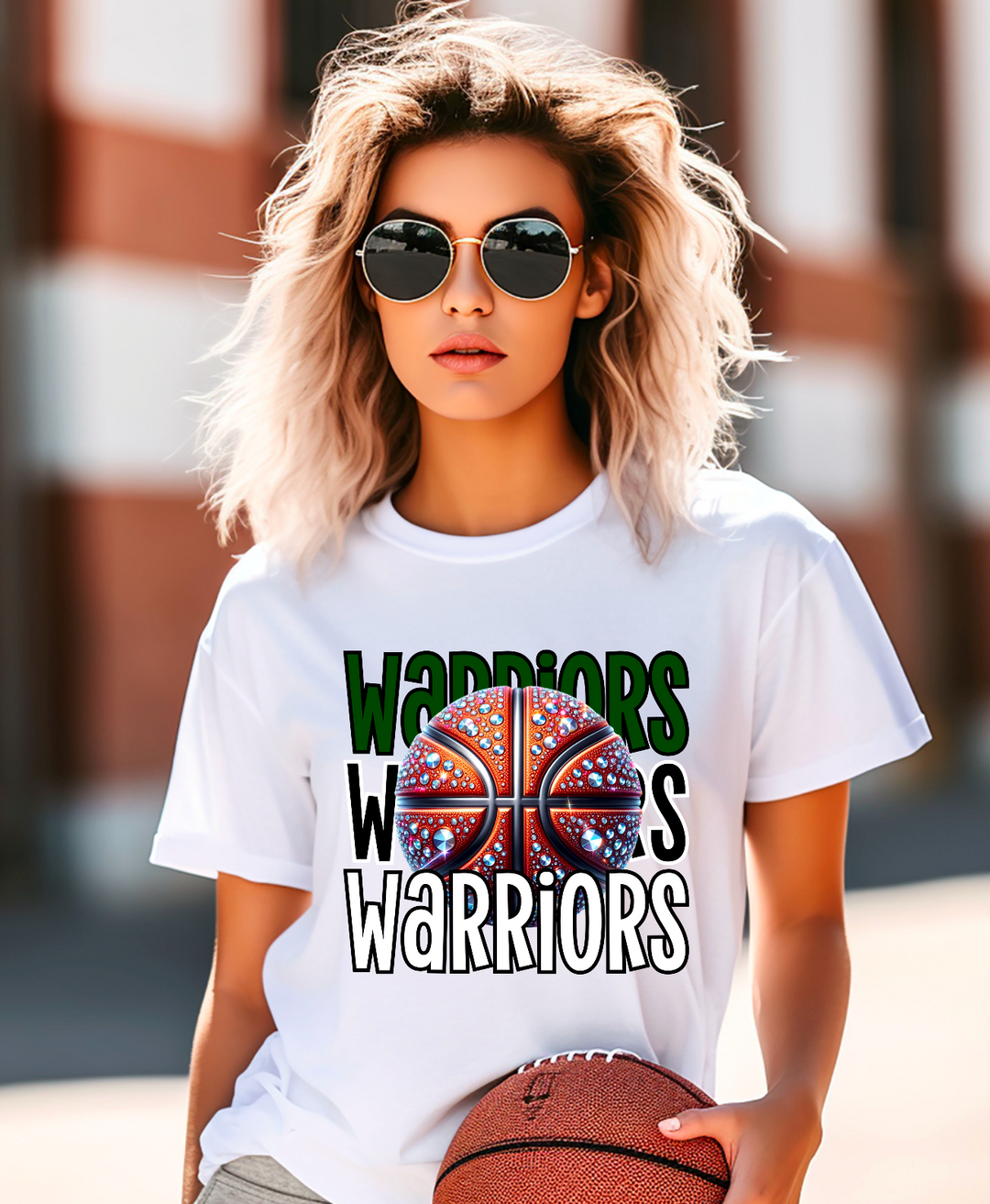 Warriors Basketball DTF Print