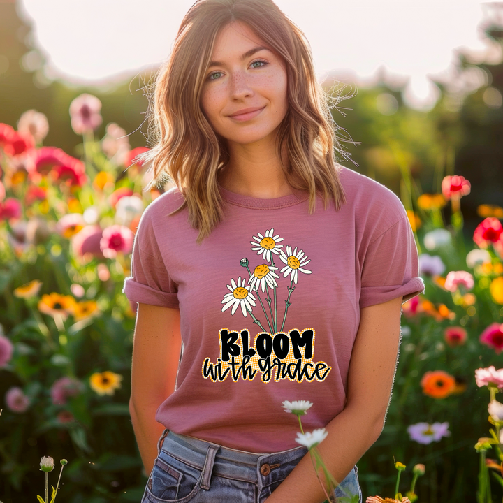 Bloom With Grace (Yellow Backing) DTF Print