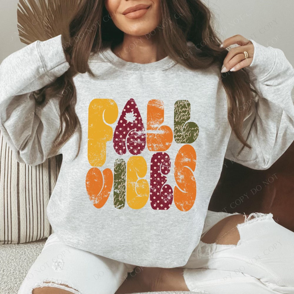 Fall Vibes DTF Print