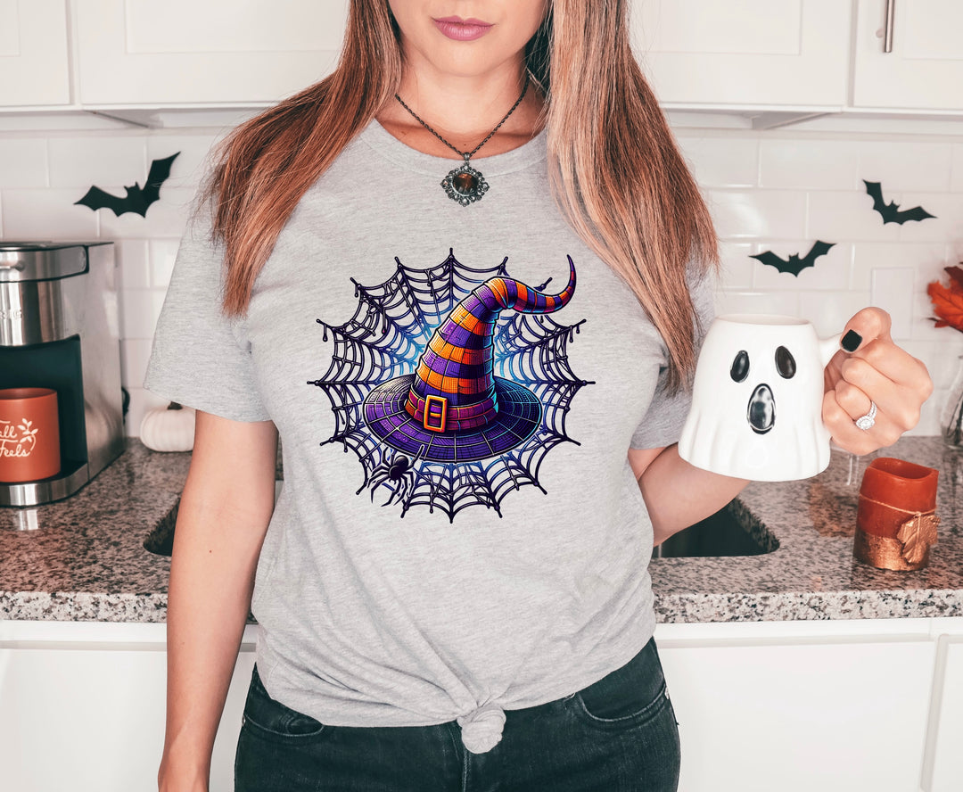 Witches Hat In Spiderweb DTF Print