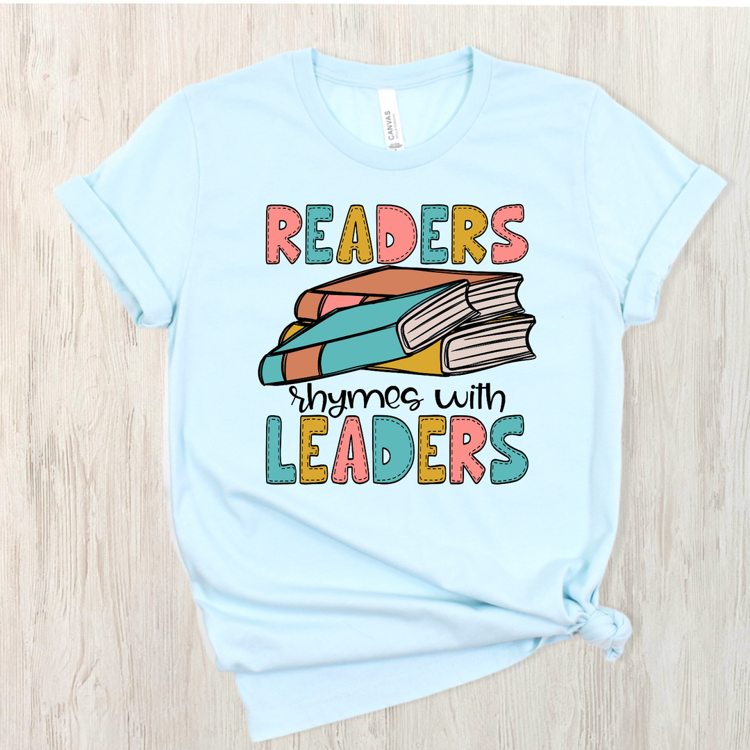 Readers Rhymes With Leaders DTF Print