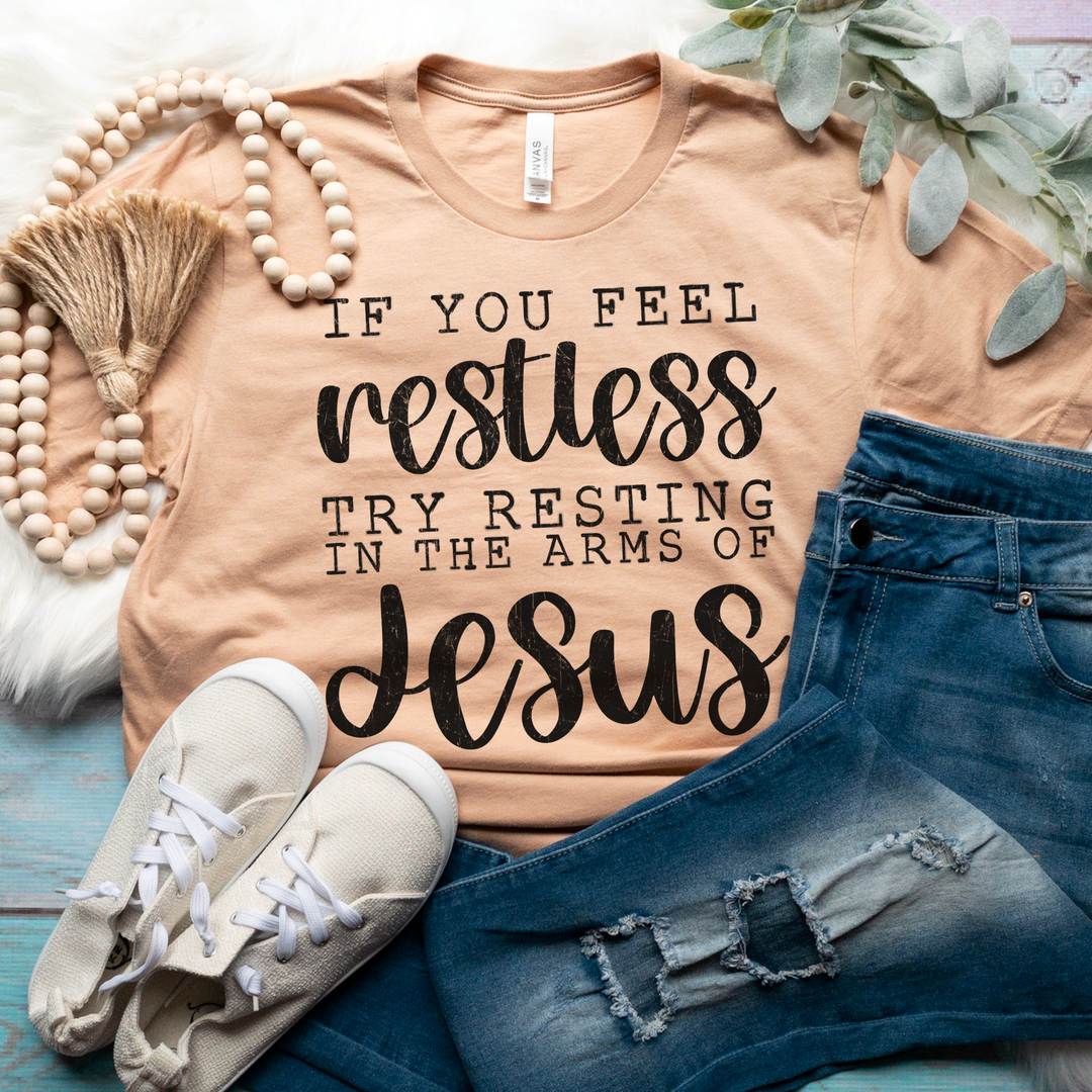 Rest In The Arms Of Jesus DTF Print