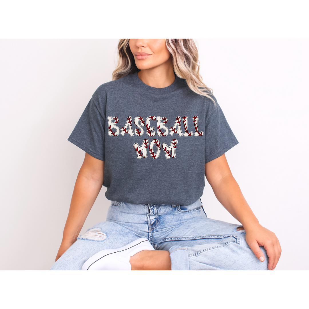 Funky Doodle Baseball Laces Custom DTF Print