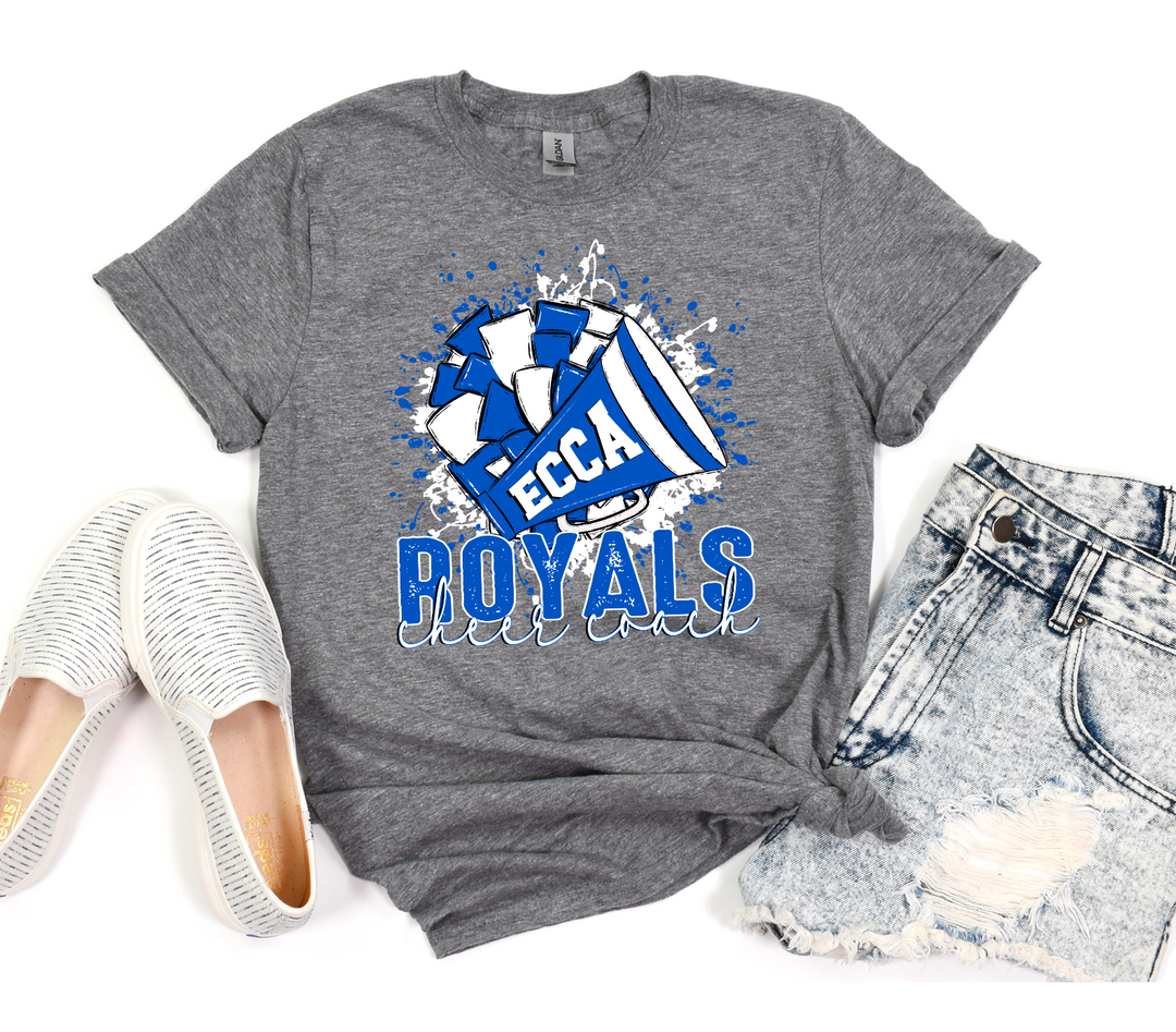 Royals Splatter Cheer Coach DTF Print