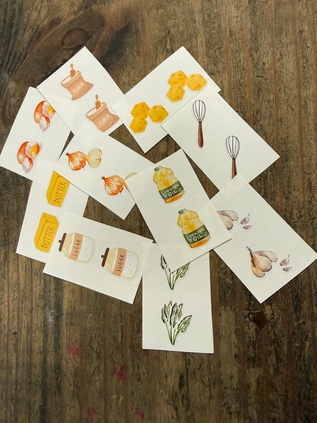 Recipe Book Sticker Sheet