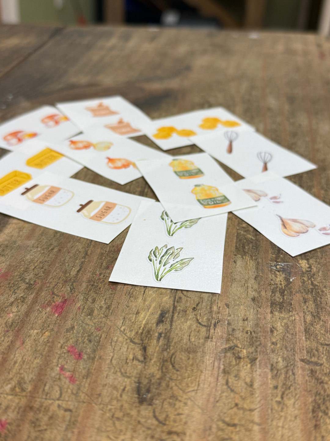 Recipe Book Sticker Sheet