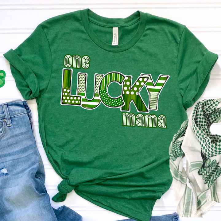 One Lucky Title St Patrick’s Day DTF Print