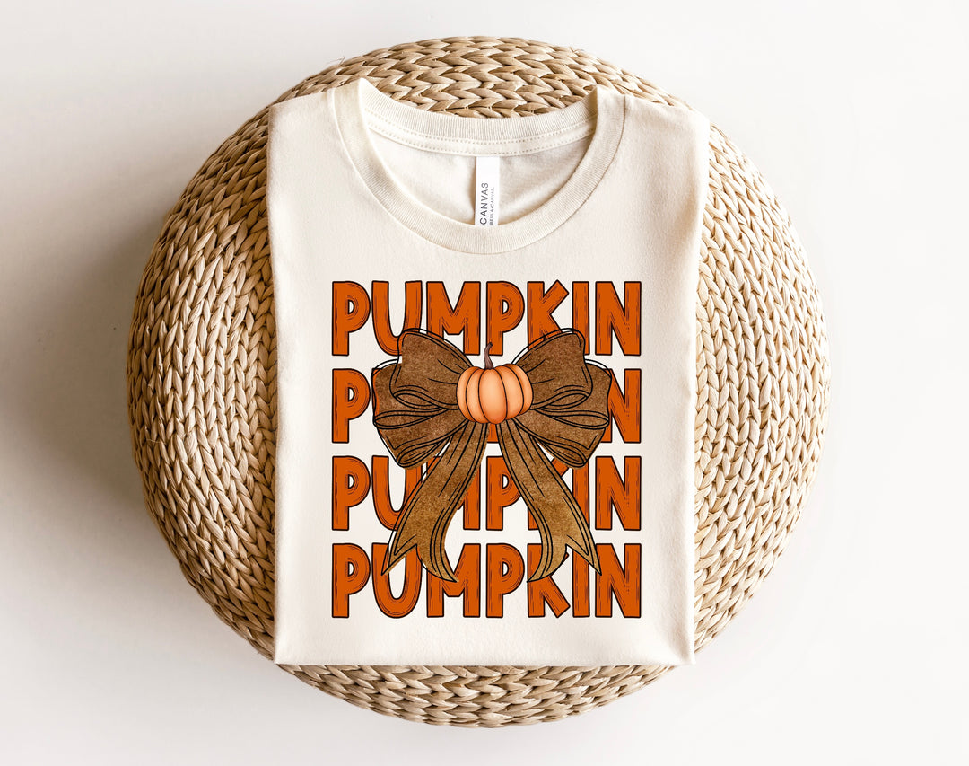 Pumpkin Season With Bows DTF Print