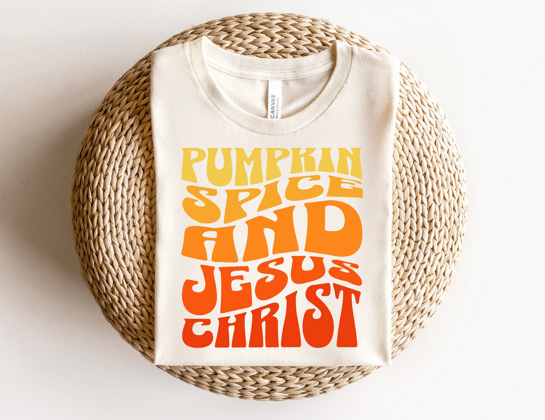 Pumpkin Spice And Jesus Christ DTF Print