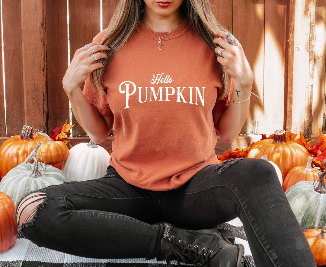 Hello Pumpkin DTF Print