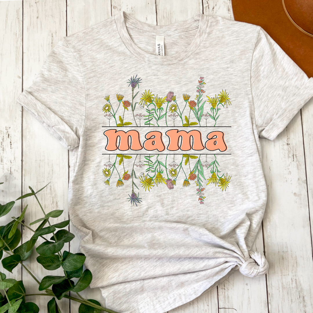 Mama Wildflowers DTF Print