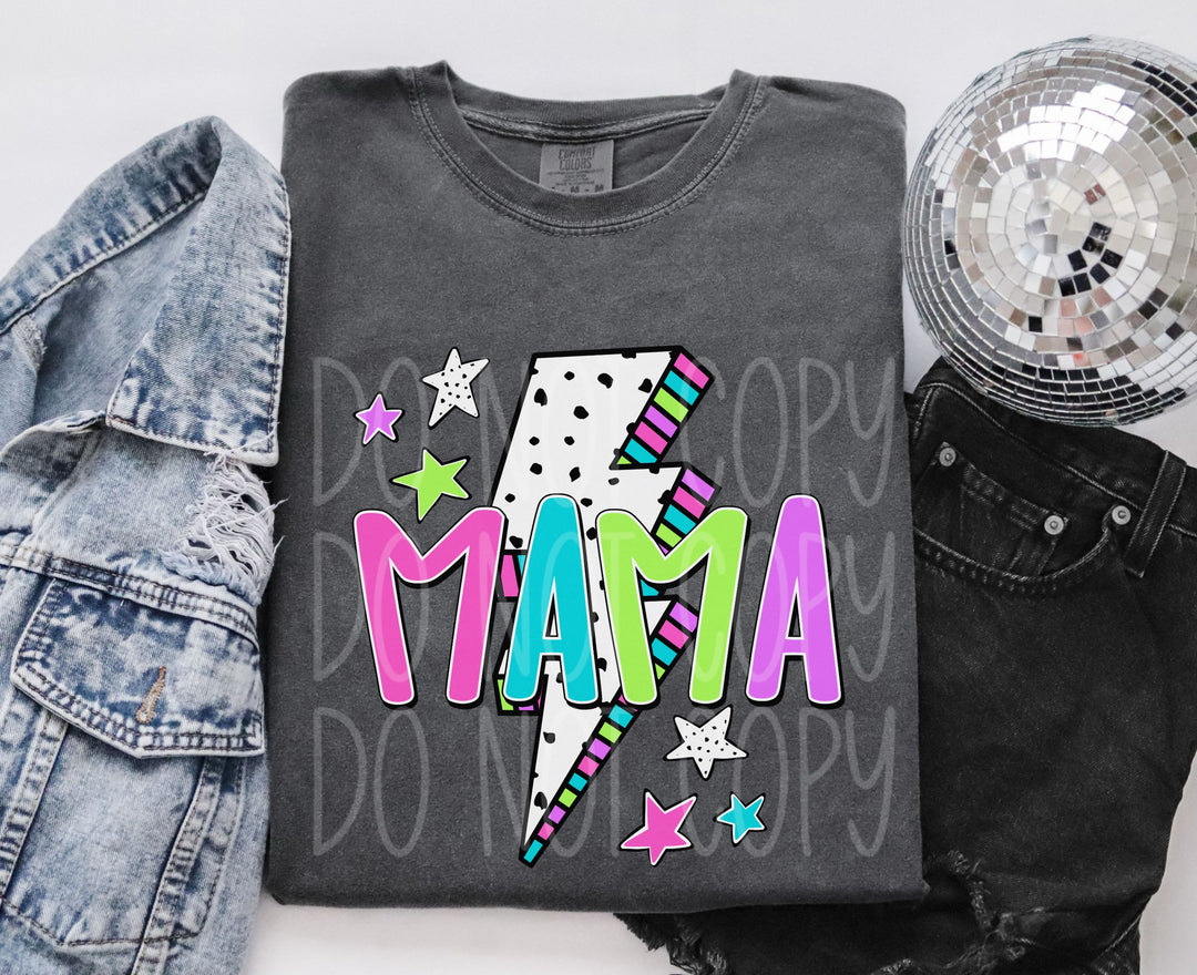 Mama & Mini Bolt DTF Print