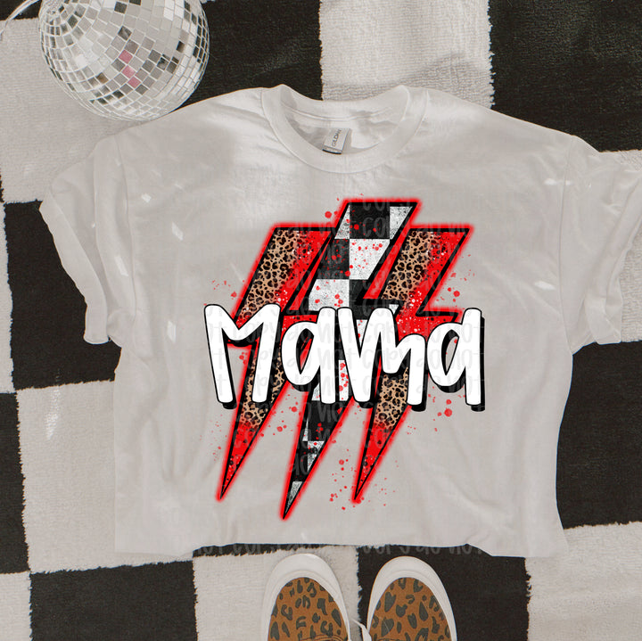 Mama Lightning Bolt DTF Print